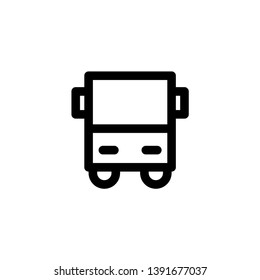 bus, transportation icon vector illustration