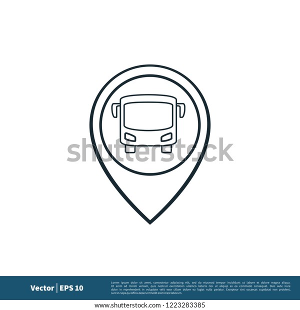 bus\
transportation icon vector logo\
template
