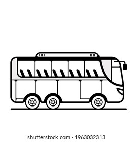 Bus Transportation illustration. Service Transportation icon concept