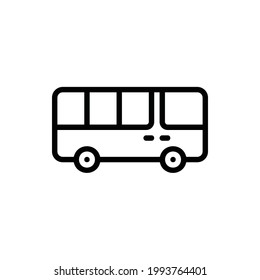 Bus Transportation Line Icon Logo Illustration Stock Vector (Royalty ...