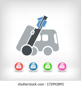 Bus travel icon