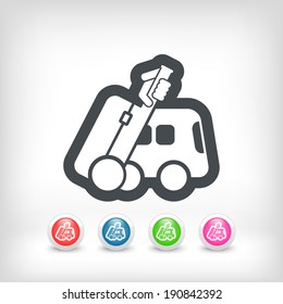 Bus travel icon