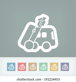 Bus travel icon