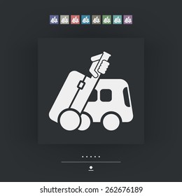 Bus travel icon