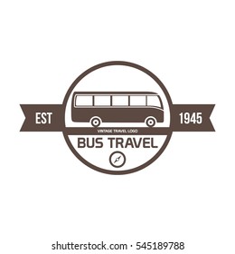 Bus travel logo