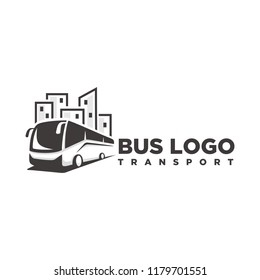 Bus, travel bus logo template