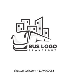 Bus, Travel Bus Logo Template