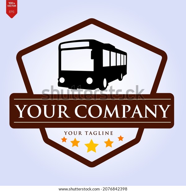 Bus, travel bus logo\
template