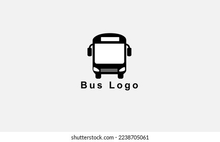Bus Travel vector logo design illustration