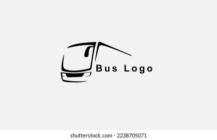 Bus Travel vector logo design illustration