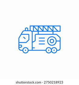bus truck icon sign vector