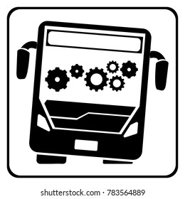 bus under reparation