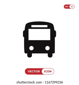 Bus vector icon
