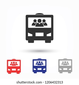 Bus  vector icon