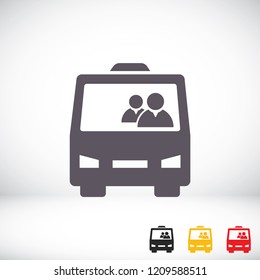 Bus  vector icon