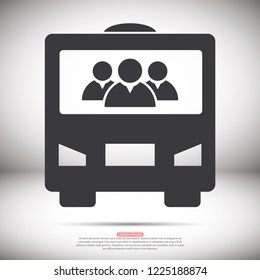 Bus  vector icon