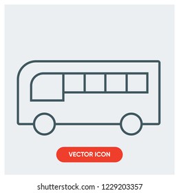bus vector icon