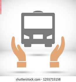 Bus  vector icon