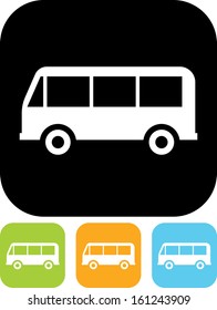 Bus vector icon