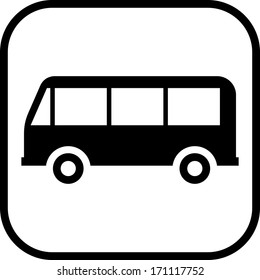 Bus vector icon