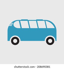 Bus vector icon
