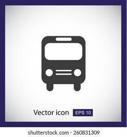 Bus vector icon