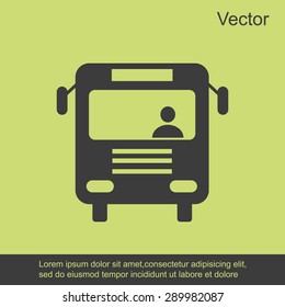 Bus vector icon 