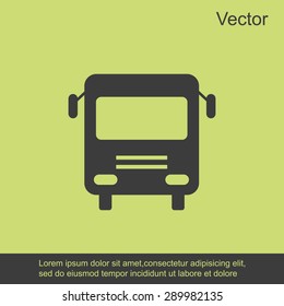 Bus vector icon 