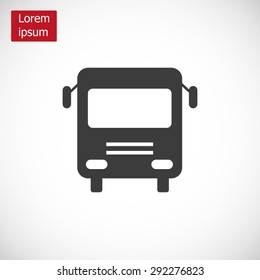 Bus vector icon
