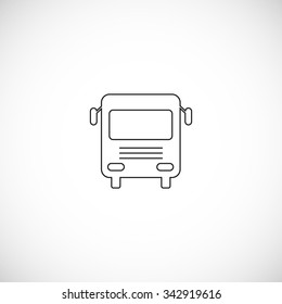 Bus vector icon