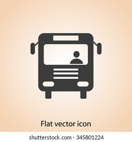 Bus vector icon