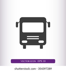 Bus vector icon