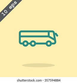 Bus vector icon