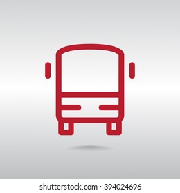 Bus vector icon