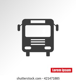 Bus vector icon
