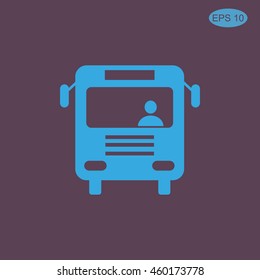 Bus vector icon