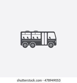 Bus vector icon