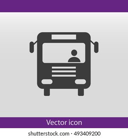 Bus vector icon