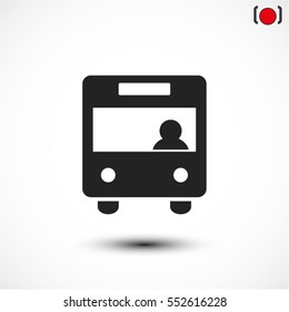Bus vector icon