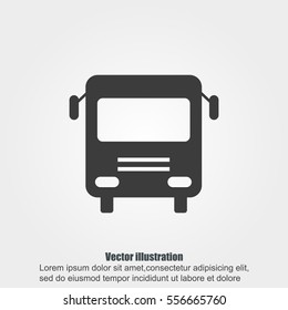 Bus vector icon