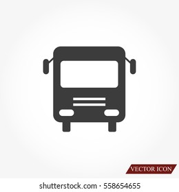 Bus vector icon