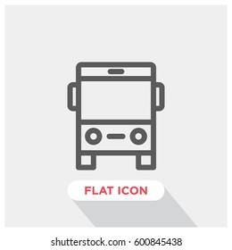 Bus vector icon