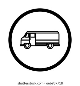 Bus vector icon