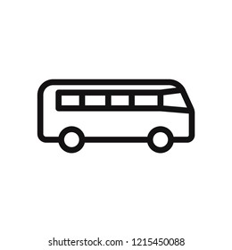 Bus vector icon. Auto bus,transport symbol. 