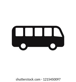 Bus vector icon. Auto bus,transport symbol. 