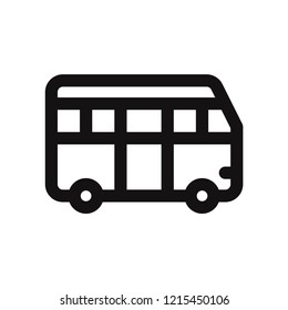 Bus vector icon. Auto bus,transport symbol. 