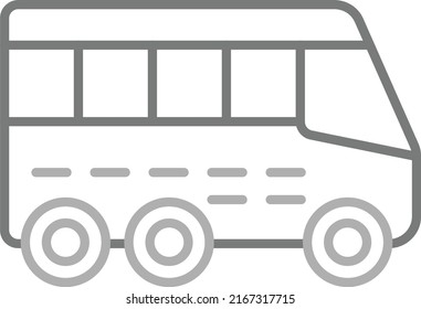 Bus vector icon. Can be used for printing, mobile and web applications.