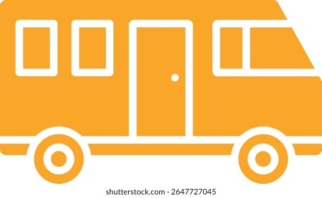 Ícone do Bus vetor. Pode ser usado para impressão, aplicativos móveis e da Web.