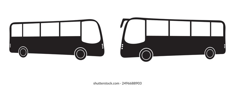 Bus vector icon design eps 10