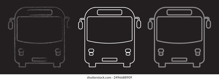 Bus vector icon design eps 10